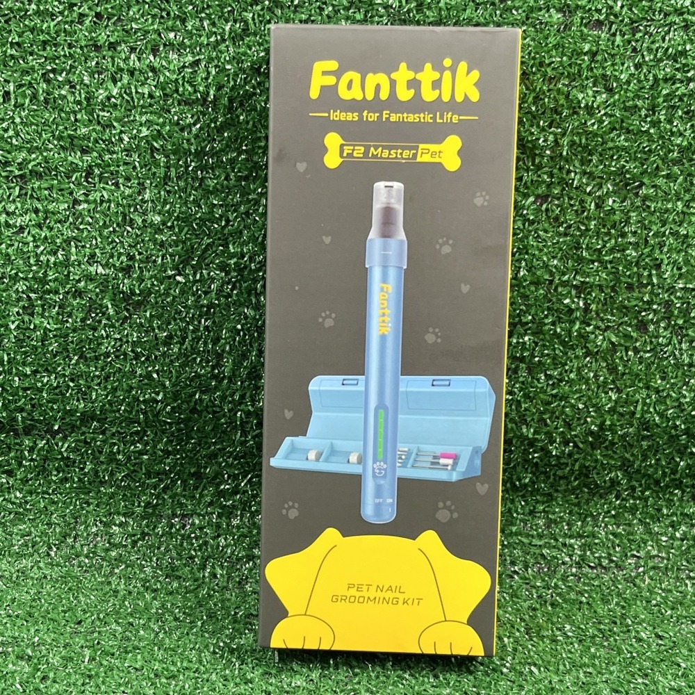 Fanttik F2 Master Pet Nail Grinder Grooming Kit For Dogs & Cats Blue New